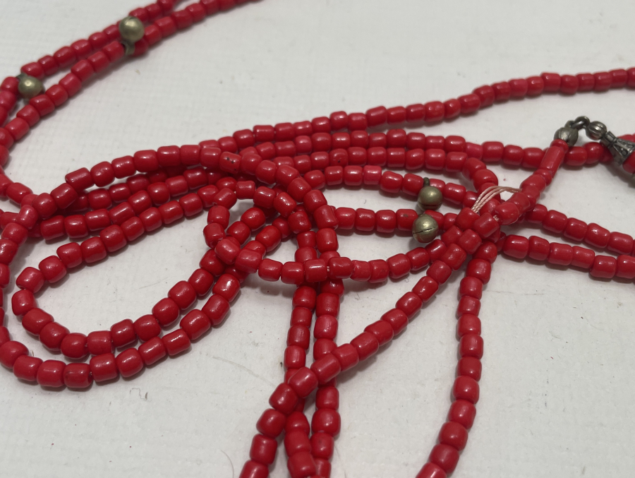 OSMANLI DÖNEMİ 500 LÜK TEKKE İŞİ MERCAN ZİKİR TESPİHİ