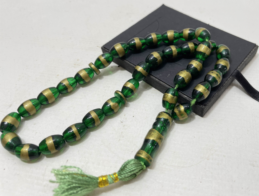 OSMANLI DÖNEMİ ALTIN VARAKLI NADİR BEYKOZ TESPİH