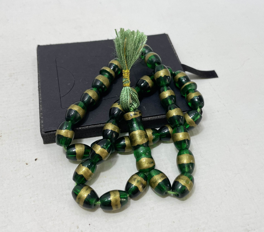 OSMANLI DÖNEMİ ALTIN VARAKLI NADİR BEYKOZ TESPİH