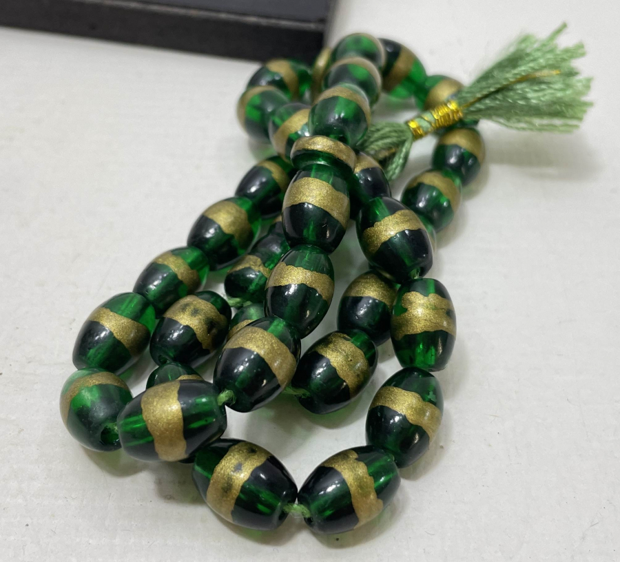 OSMANLI DÖNEMİ ALTIN VARAKLI NADİR BEYKOZ TESPİH