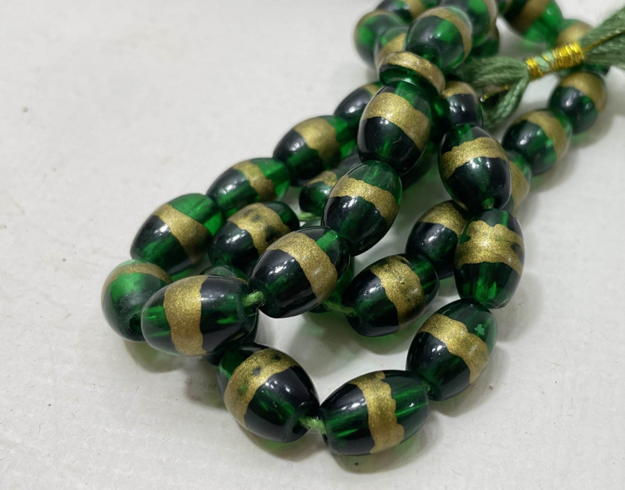 OSMANLI DÖNEMİ ALTIN VARAKLI NADİR BEYKOZ TESPİH