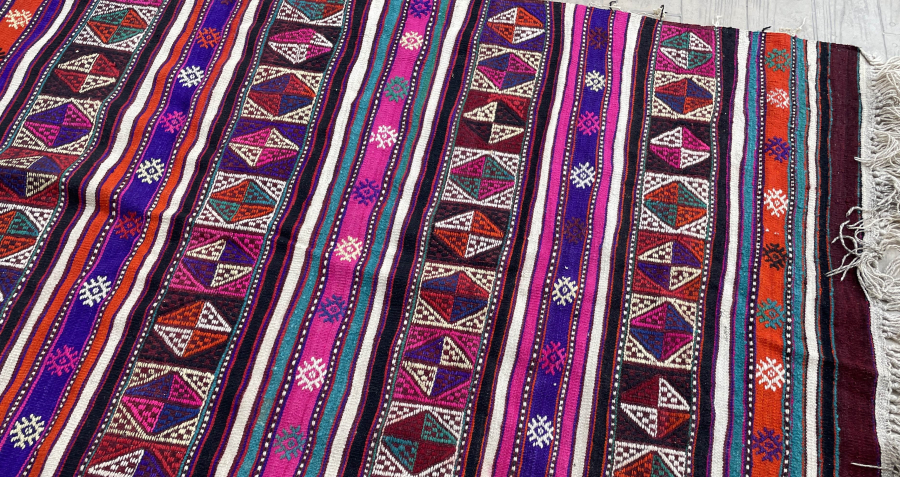 OSMANLI DÖNEMİ BÜYÜK BOY BERGAMA YÖRESİ KİLİM