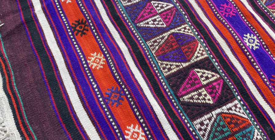 OSMANLI DÖNEMİ BÜYÜK BOY BERGAMA YÖRESİ KİLİM