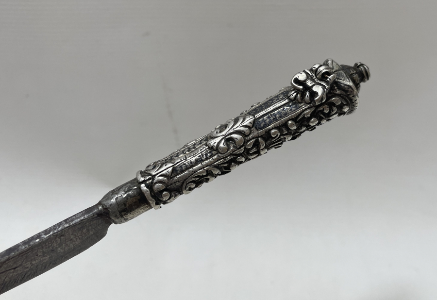 OSMANLI DÖNEMİ ÇOK NADİR GÜMÜŞ SAPLI KAMA