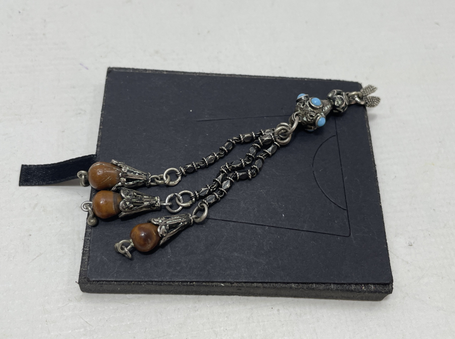 OSMANLI DÖNEMİ GÜMÜŞ TESPİH PÜSKÜLÜ