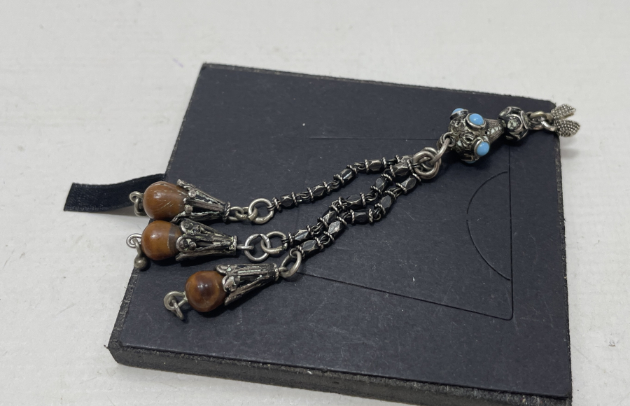 OSMANLI DÖNEMİ GÜMÜŞ TESPİH PÜSKÜLÜ