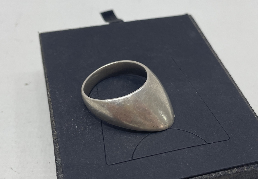 OSMANLI DÖNEMİ GÜMÜŞ ZİHGİR - OKÇU YÜZÜĞÜ