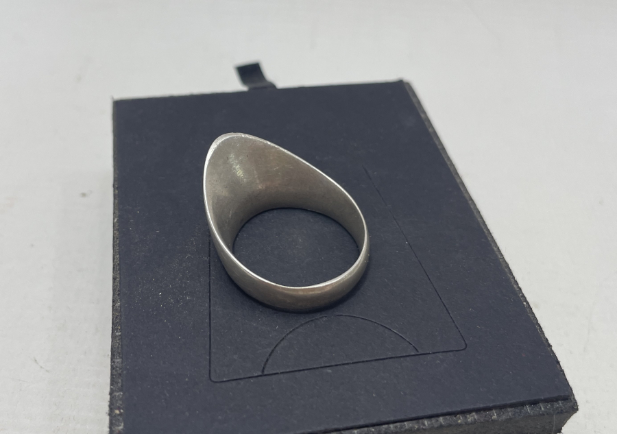 OSMANLI DÖNEMİ GÜMÜŞ ZİHGİR - OKÇU YÜZÜĞÜ