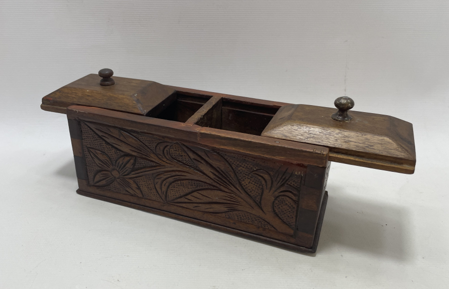 OSMANLI DÖNEMİ KIRLANGIÇ GEÇME AHŞAP KAHVE KUTUSU