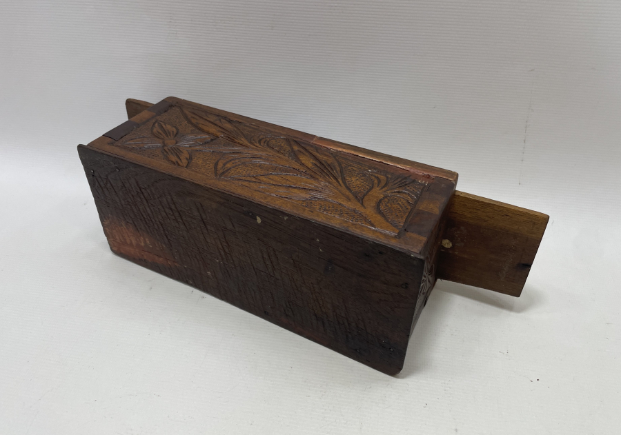 OSMANLI DÖNEMİ KIRLANGIÇ GEÇME AHŞAP KAHVE KUTUSU