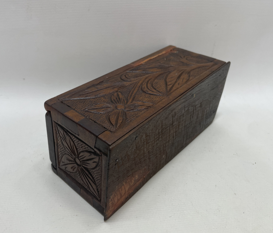 OSMANLI DÖNEMİ KIRLANGIÇ GEÇME AHŞAP KAHVE KUTUSU