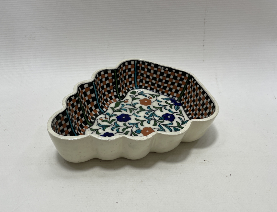 OSMANLI DÖNEMİ KUBBE FORMUNDA KÜTAHYA İŞİ İFTARİYELİK - HURMALIK