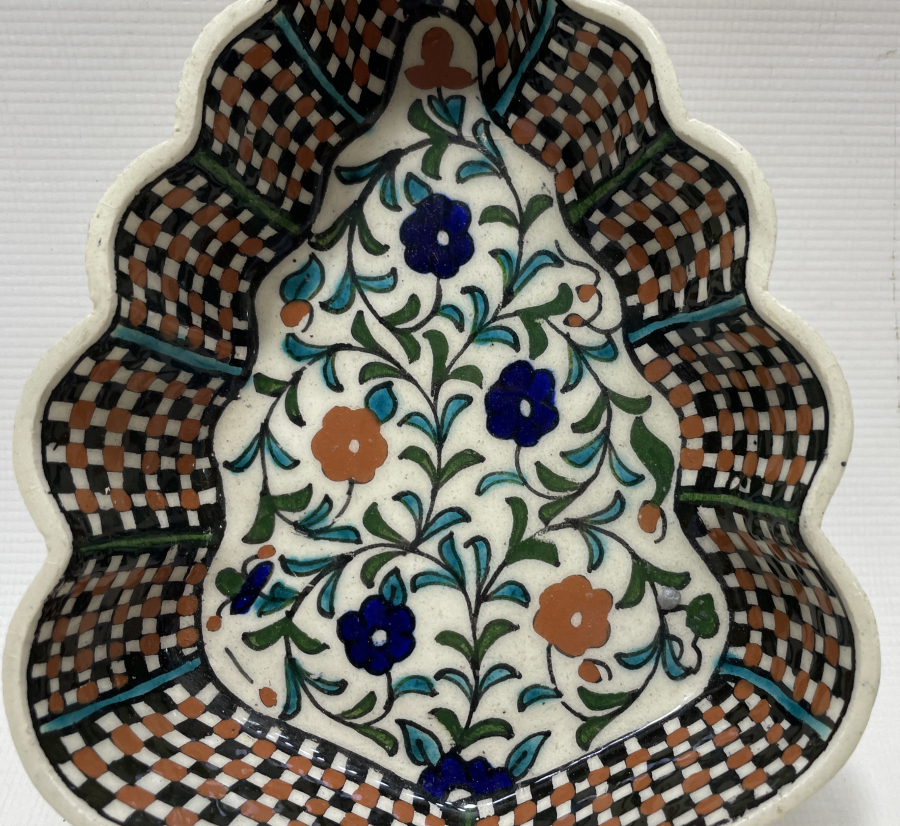 OSMANLI DÖNEMİ KUBBE FORMUNDA KÜTAHYA İŞİ İFTARİYELİK - HURMALIK