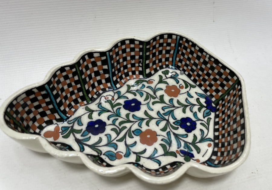 OSMANLI DÖNEMİ KUBBE FORMUNDA KÜTAHYA İŞİ İFTARİYELİK - HURMALIK