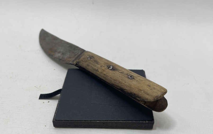 OSMANLI DÖNEMİ NADİR FORMDA SÜRMENE İŞİ BALIKÇI BIÇAĞI