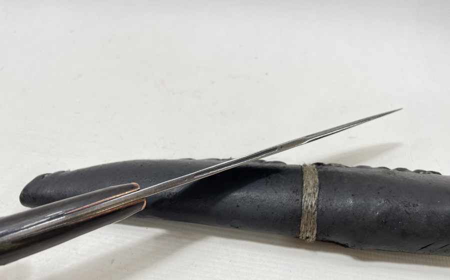 OSMANLI DÖNEMİ NADİR FORMDA YALMAN OLUKLU KABADAYI SALDIRMASI