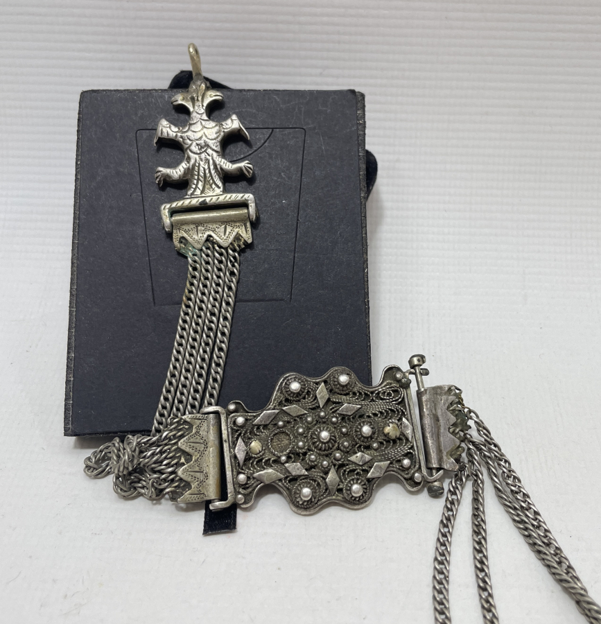 OSMANLI DÖNEMİ SELÇUKLU KARTALI GÖRSELLİ NADİR CEP SAATİ KÖSTEĞİ