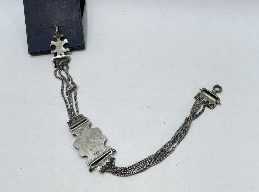 OSMANLI DÖNEMİ SELÇUKLU KARTALI GÖRSELLİ NADİR CEP SAATİ KÖSTEĞİ