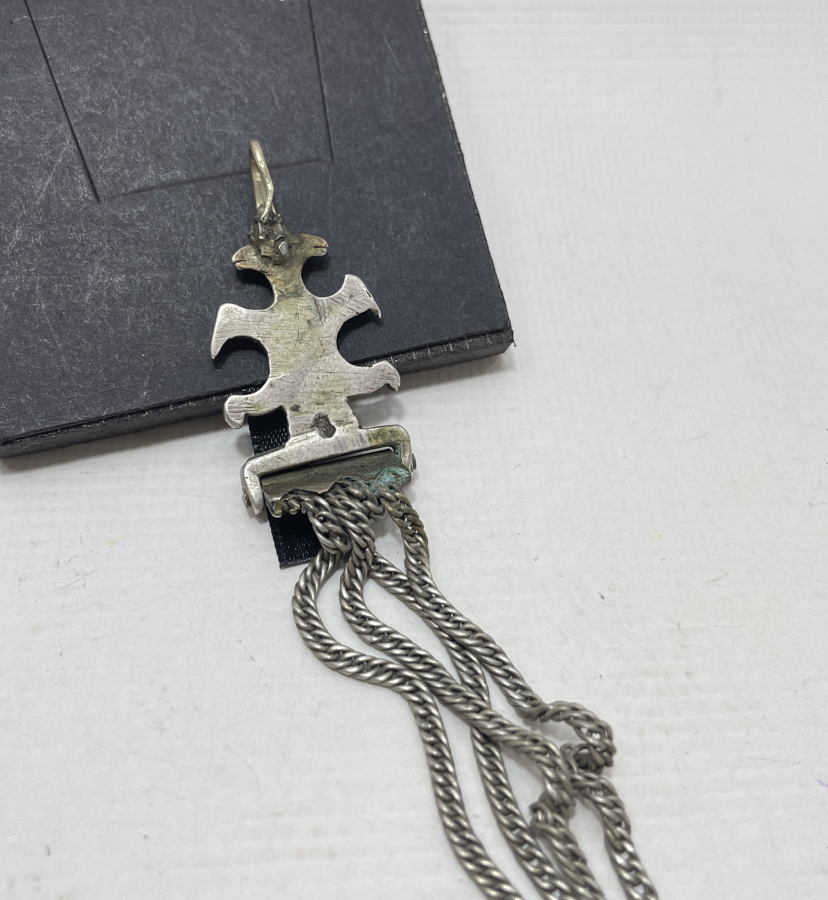 OSMANLI DÖNEMİ SELÇUKLU KARTALI GÖRSELLİ NADİR CEP SAATİ KÖSTEĞİ