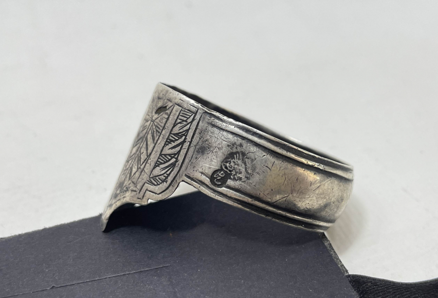 OSMANLI DÖNEMİ TUĞRALI GÜMÜŞ TÜFEK BİLEZİĞİ