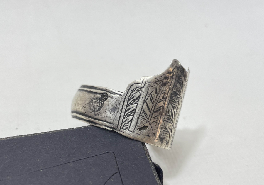 OSMANLI DÖNEMİ TUĞRALI GÜMÜŞ TÜFEK BİLEZİĞİ