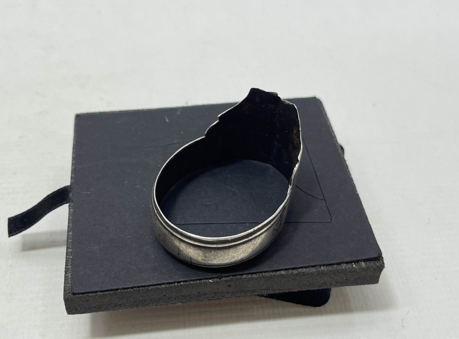 OSMANLI DÖNEMİ TUĞRALI GÜMÜŞ TÜFEK BİLEZİĞİ