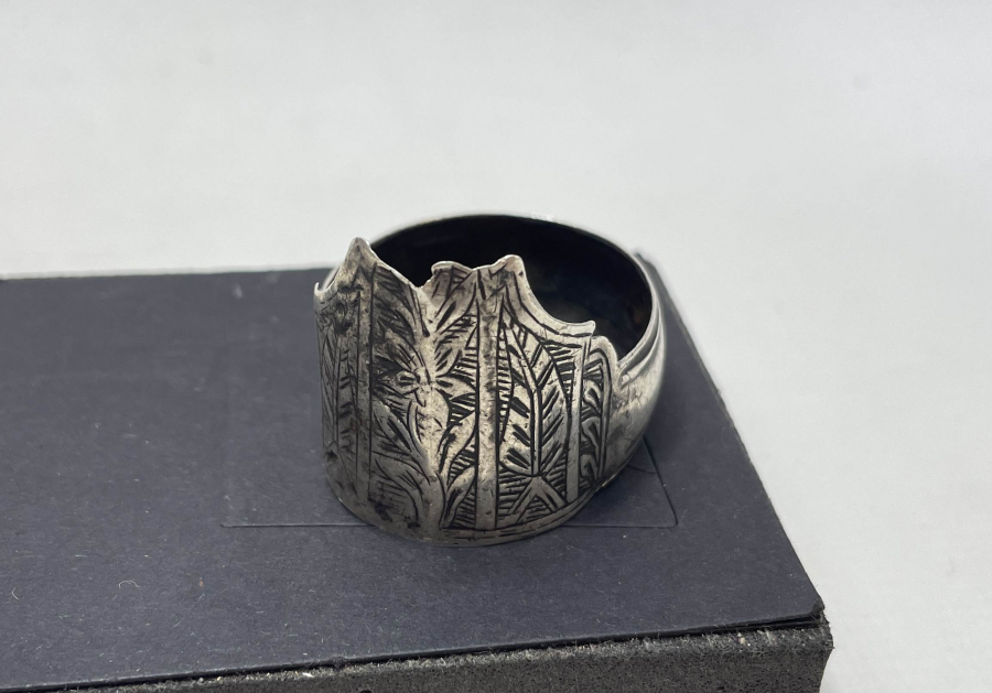 OSMANLI DÖNEMİ TUĞRALI GÜMÜŞ TÜFEK BİLEZİĞİ