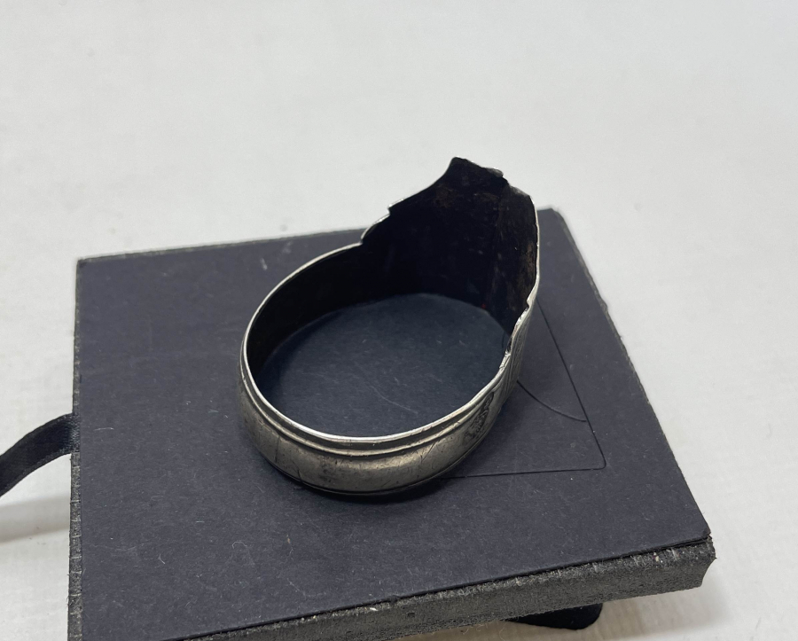 OSMANLI DÖNEMİ TUĞRALI GÜMÜŞ TÜFEK BİLEZİĞİ