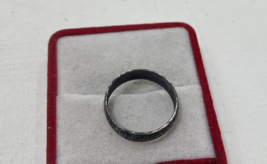 TANRIM BENİ KORU YAZILI ANTİKA RUS YÜZÜK