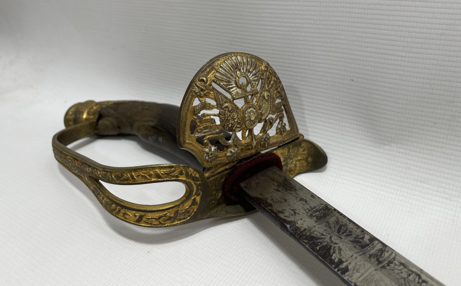 TUTMACINDA OSMANLI DEVLET ARMASI BULUNAN ÇOK NADİR TOMBAK DENİZCİ PAŞA KILICI