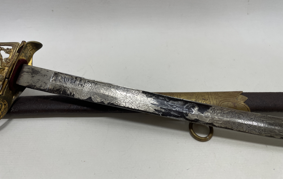 TUTMACINDA OSMANLI DEVLET ARMASI BULUNAN ÇOK NADİR TOMBAK DENİZCİ PAŞA KILICI