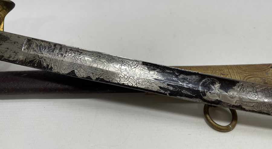 TUTMACINDA OSMANLI DEVLET ARMASI BULUNAN ÇOK NADİR TOMBAK DENİZCİ PAŞA KILICI