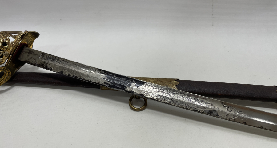 TUTMACINDA OSMANLI DEVLET ARMASI BULUNAN ÇOK NADİR TOMBAK DENİZCİ PAŞA KILICI