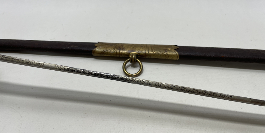 TUTMACINDA OSMANLI DEVLET ARMASI BULUNAN ÇOK NADİR TOMBAK DENİZCİ PAŞA KILICI