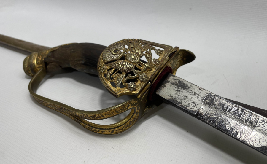 TUTMACINDA OSMANLI DEVLET ARMASI BULUNAN ÇOK NADİR TOMBAK DENİZCİ PAŞA KILICI