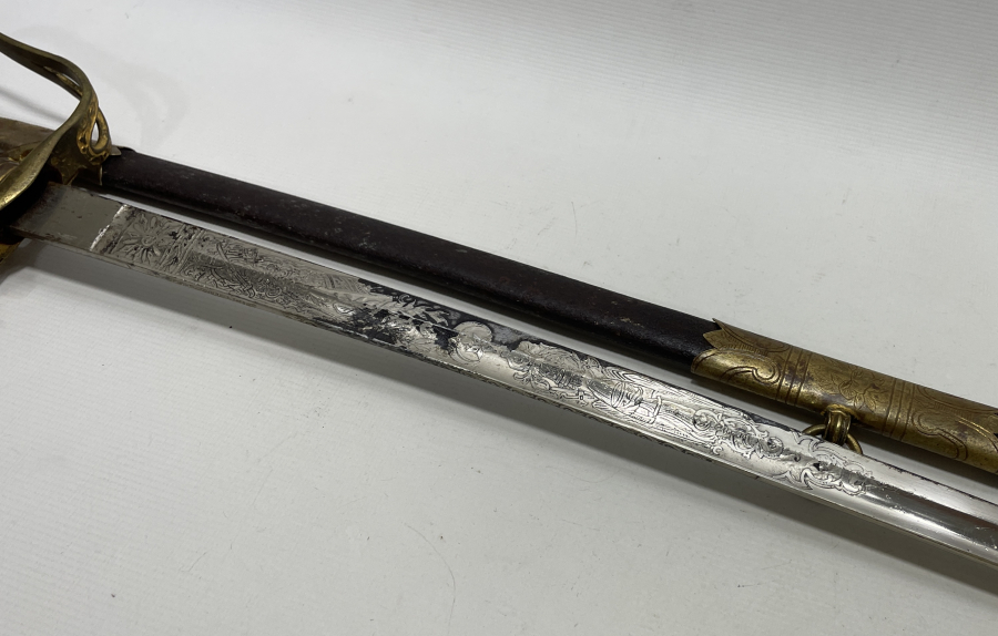 TUTMACINDA OSMANLI DEVLET ARMASI BULUNAN ÇOK NADİR TOMBAK DENİZCİ PAŞA KILICI