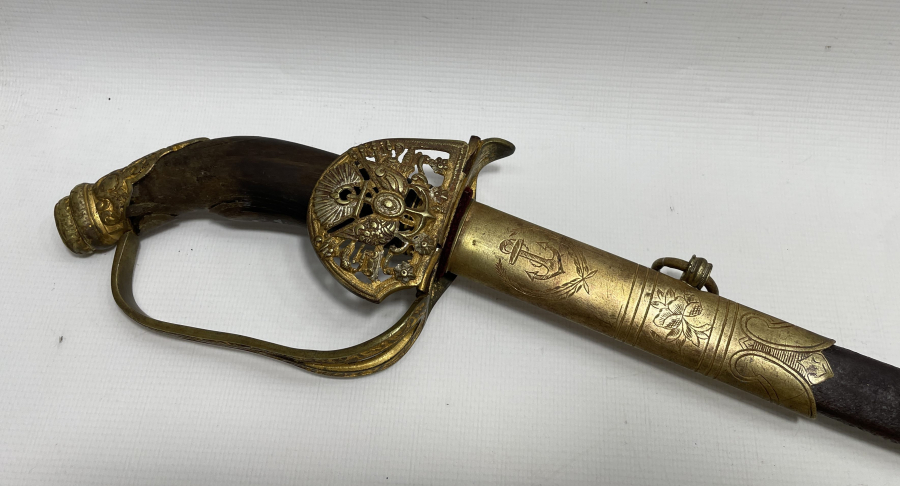 TUTMACINDA OSMANLI DEVLET ARMASI BULUNAN ÇOK NADİR TOMBAK DENİZCİ PAŞA KILICI