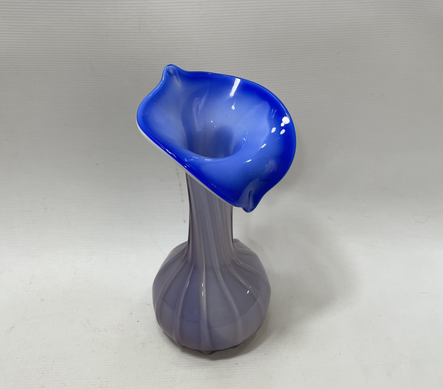 ÜFLEME CAM ANTİKA MURANO VAZO