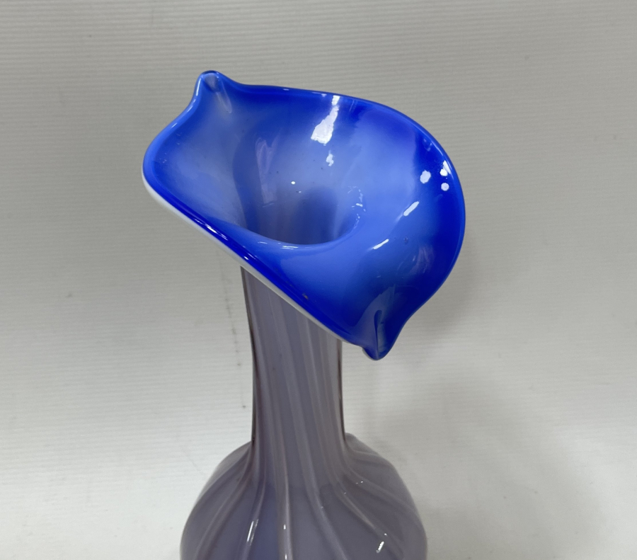 ÜFLEME CAM ANTİKA MURANO VAZO