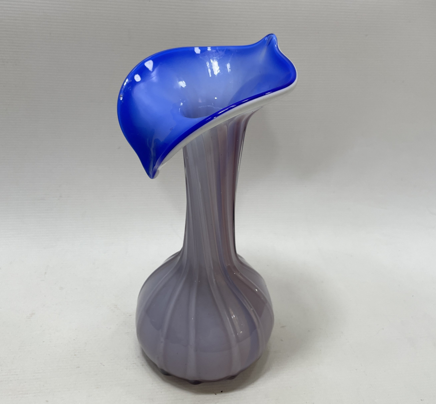 ÜFLEME CAM ANTİKA MURANO VAZO