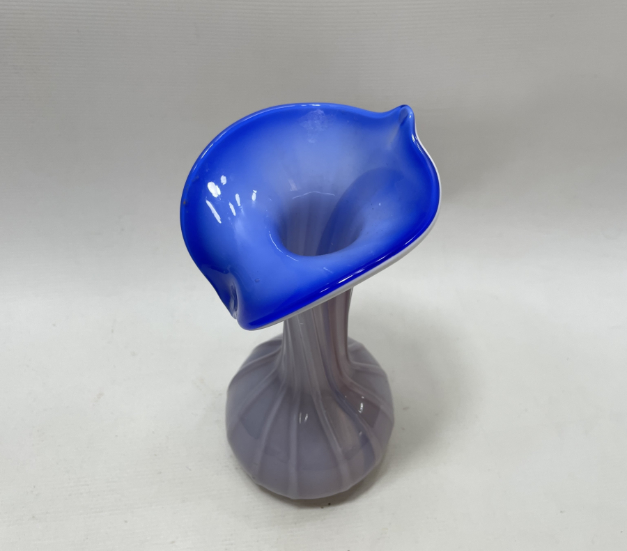 ÜFLEME CAM ANTİKA MURANO VAZO