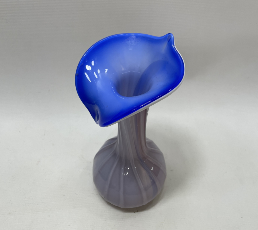 ÜFLEME CAM ANTİKA MURANO VAZO