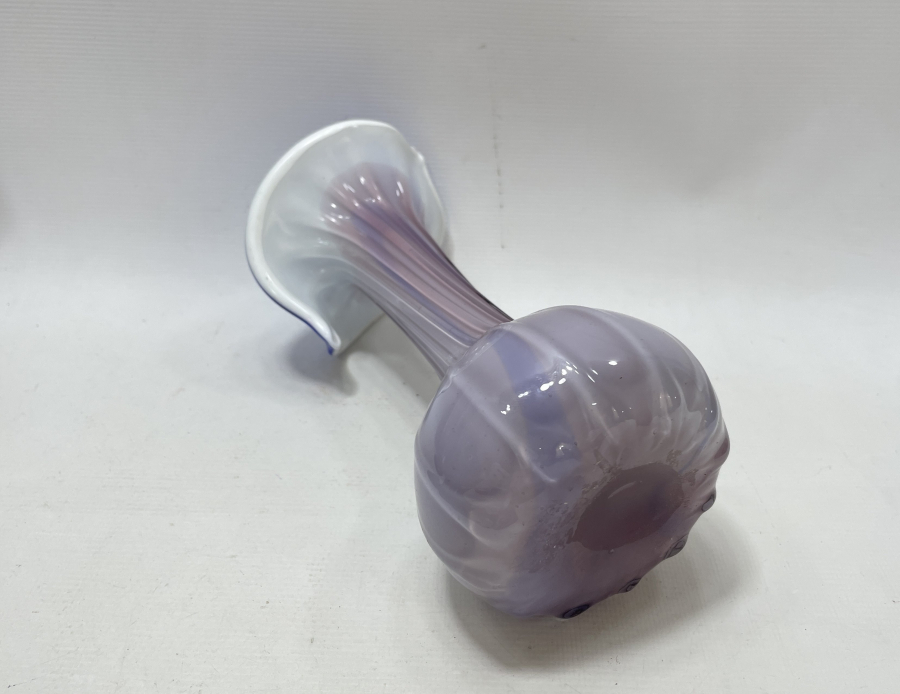 ÜFLEME CAM ANTİKA MURANO VAZO