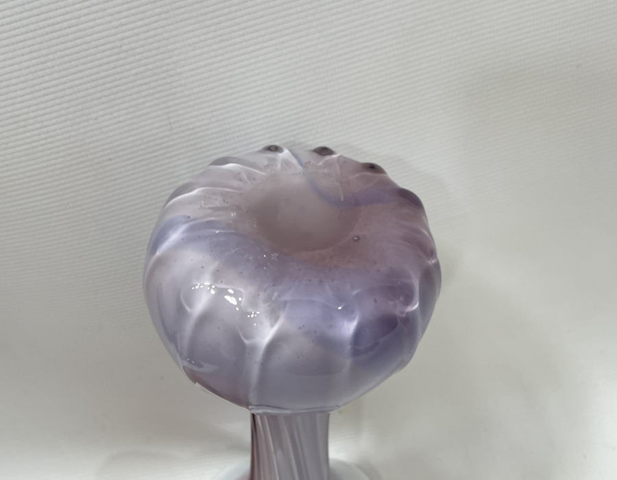 ÜFLEME CAM ANTİKA MURANO VAZO