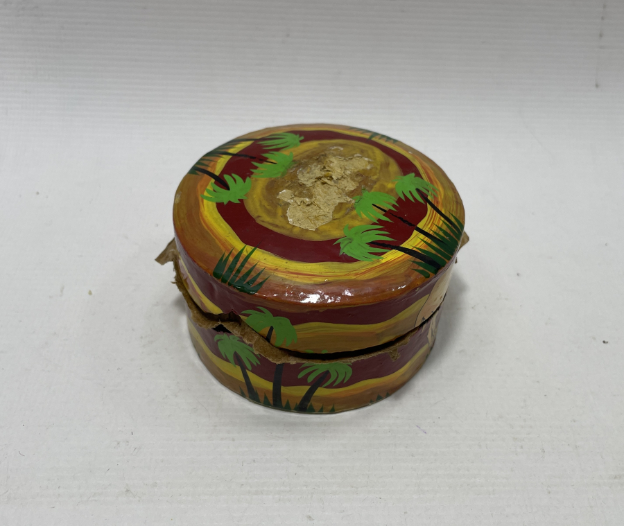 ÜZERİ EL BOYAMA PAPİER MACHE TESPİH KUTUSU