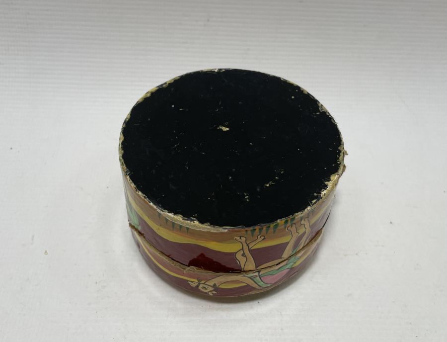 ÜZERİ EL BOYAMA PAPİER MACHE TESPİH KUTUSU