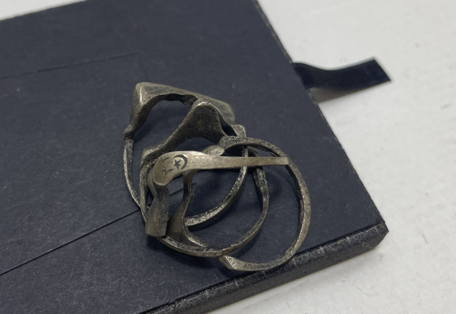 ÜZERİ OSMANLICA YAZILI ÇOK NADİR ZEKA YÜZÜĞÜ