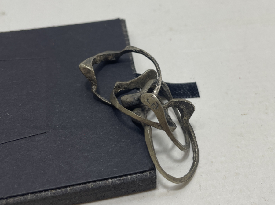 ÜZERİ OSMANLICA YAZILI ÇOK NADİR ZEKA YÜZÜĞÜ