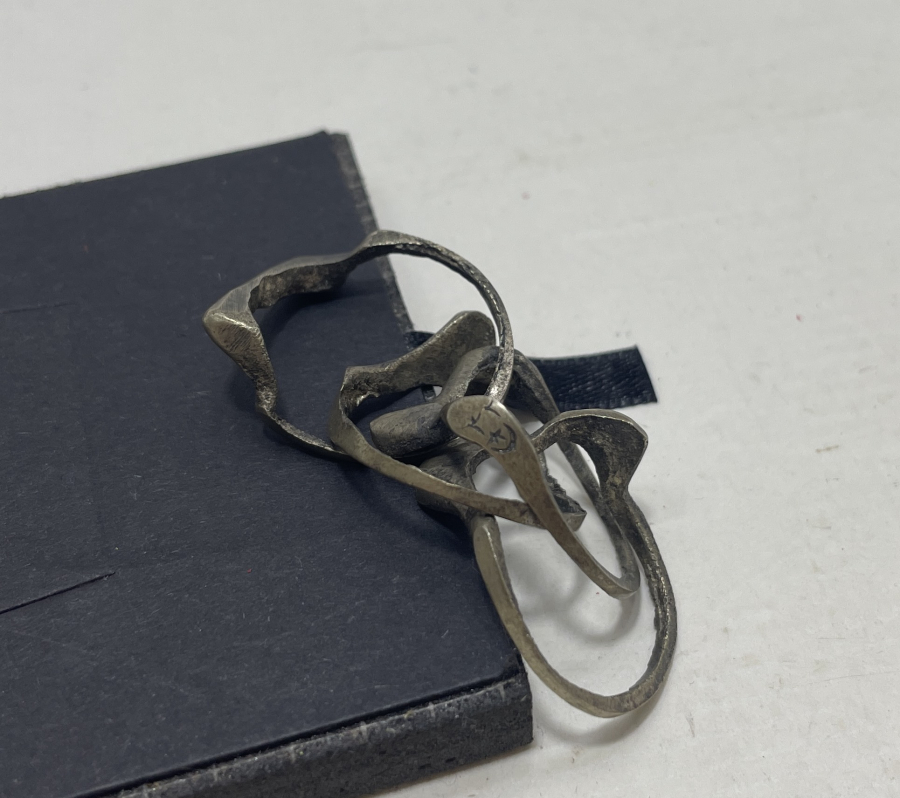 ÜZERİ OSMANLICA YAZILI ÇOK NADİR ZEKA YÜZÜĞÜ