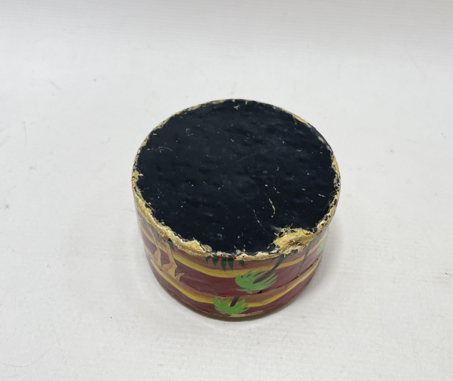 EL BOYAMA ANTİKA PAPİER MACHE TESPİH KUTUSU